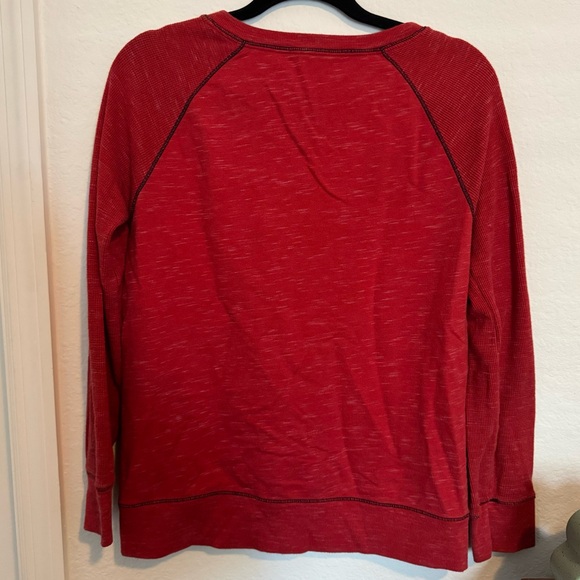 Women’s Tommy Hilfiger Waffle Knit Long Sleeve Sweater Size M Warm Fall Casual - Picture 2 of 6